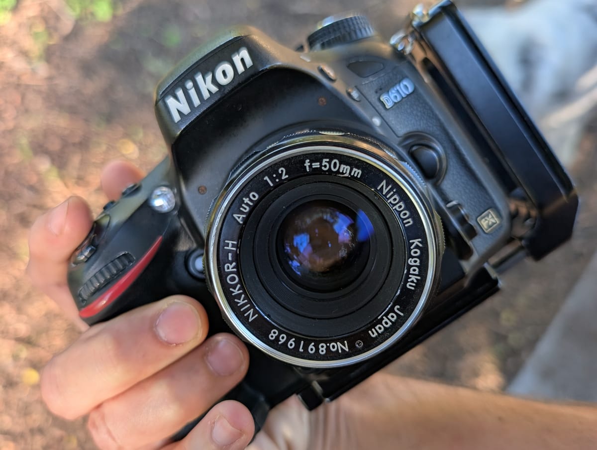 Why not phone camera?